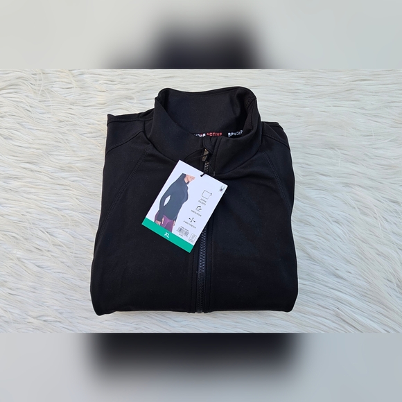Spyder Active Full Zip Track Women's Jacket Long Sleeve Pockets Size XL - Picture 2 of 9